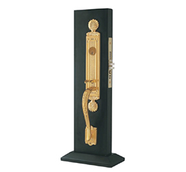 Luxury large wrought brass lockset series